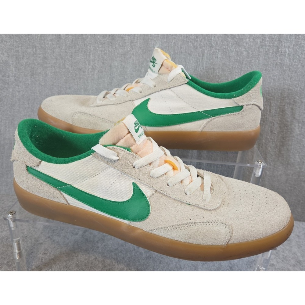 Nike SB Heritage Vulc Lucky Green Gum CD5010-101 Sneakers Mens 13 Suede Retro